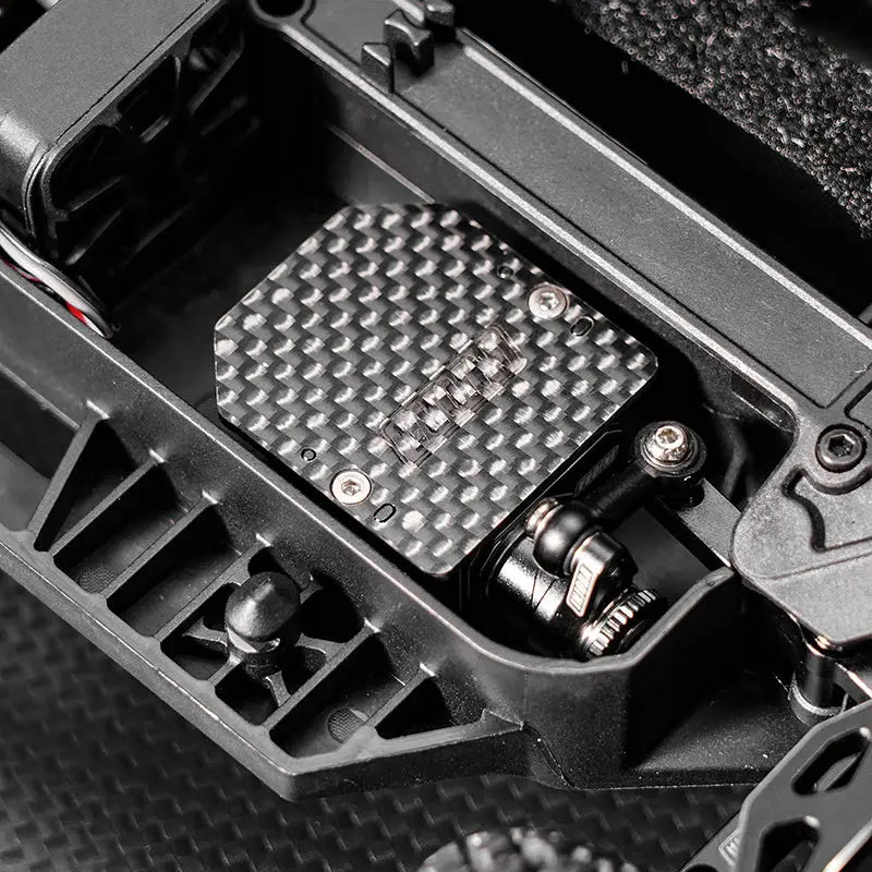 Support de servo en Fibre de carbone et aluminium Injora 1/16 Arrma Mojave Grom