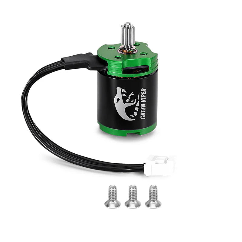 Moteur brushless Injora Green Viper 1621 pour 1/30 Axial SCX30