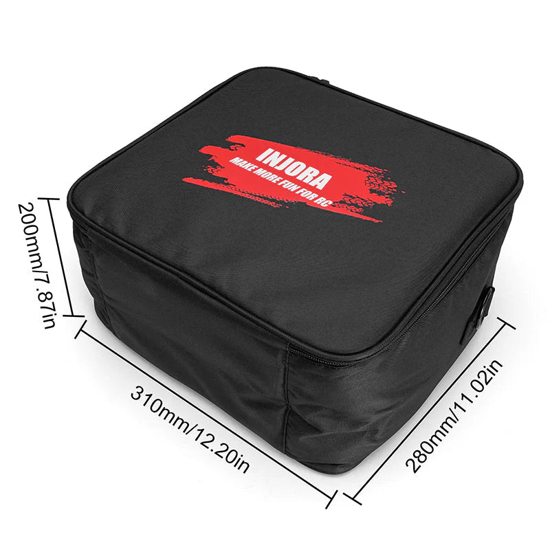 Sac de rangement de voyage INJORA pour crawler rc 1/18 et 1/24 - INA-106 - Breizh Modélisme.