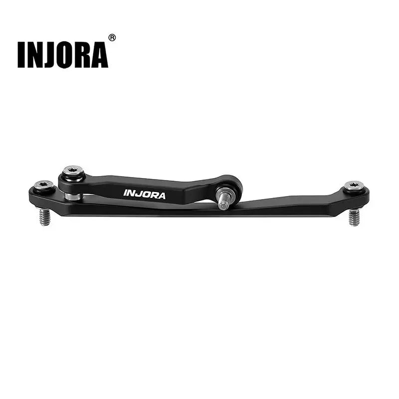 Biellettes de direction en laiton noir Injora pour Axial SCX30 1/30