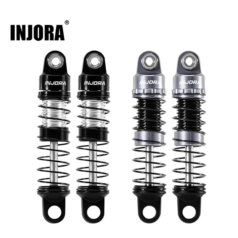 Amortisseurs hydrauliques en aluminium Injora 26 mm pour Axial SCX30 1/30