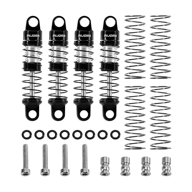 Amortisseurs hydrauliques en aluminium Injora 26 mm pour Axial SCX30 1/30