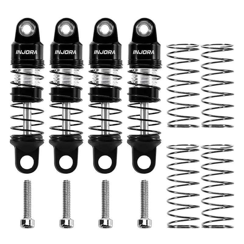 Amortisseurs hydrauliques en aluminium Injora 22,5 mm pour Axial SCX30 1/30