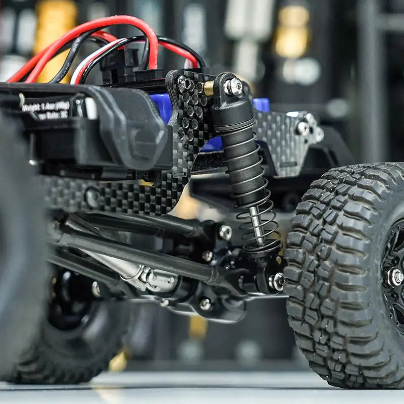 Kit de châssis universel INJORA LCG pour mise à niveau TRX4M 1/18 (aluminium) - Breizh Modélisme.