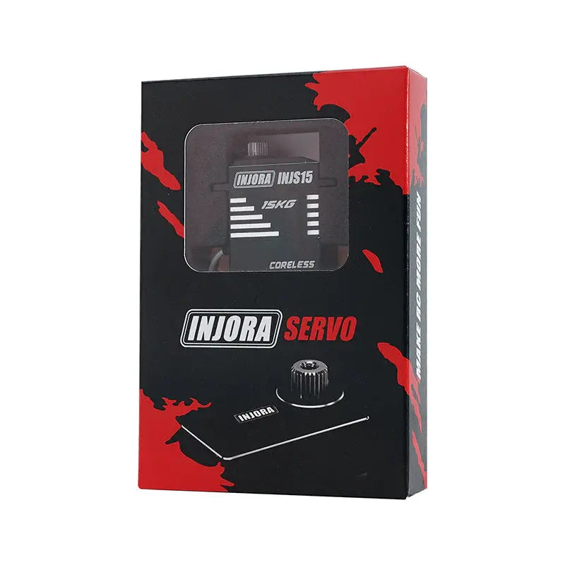 Micro servo sans noyau à couple élevé 15kg pour crawler 1/18 et 1/24 - INJS15