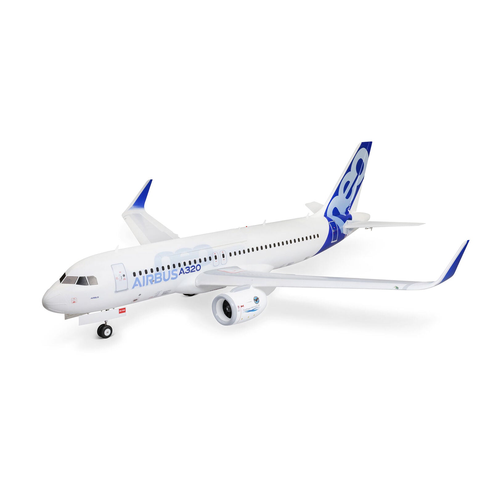 Airbus A320neo Twin 64mm EDF BNF Basic AS3X + SAFE - EFL1493