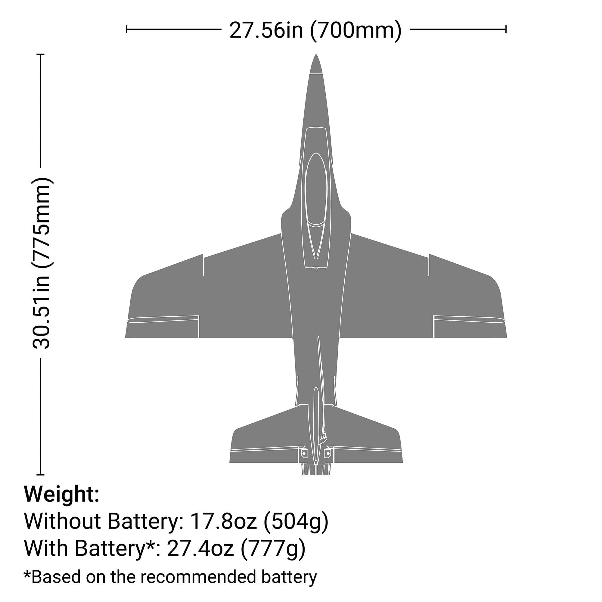 Mini Jet E-Flite Habu SS (Super Sport) 50mm EDF BNF AS3X+ SAFE - EFL-3134