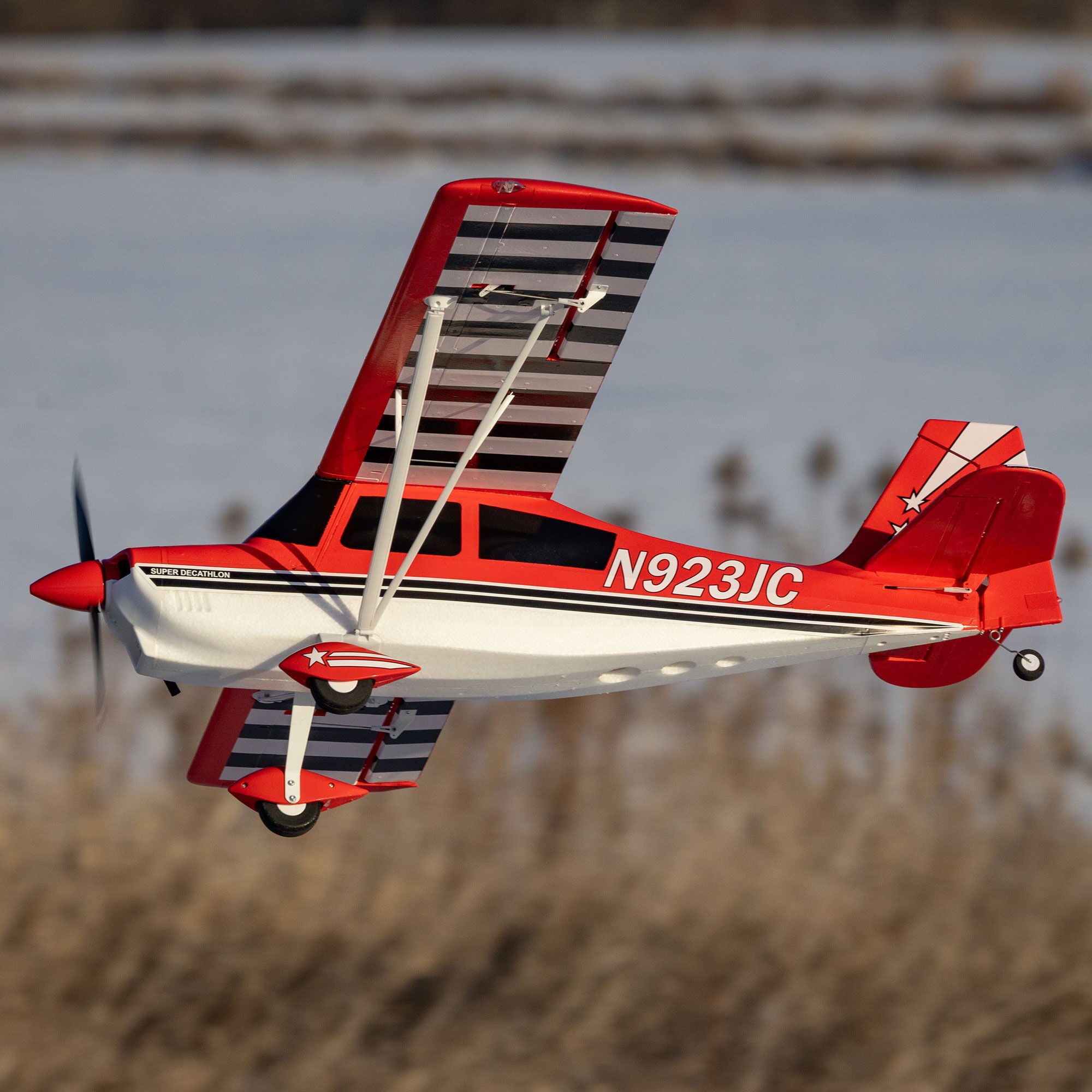 Avion RC E-Flite Super Decathlon 1.2m PNP - EFL20575 - Breizh Modélisme.
