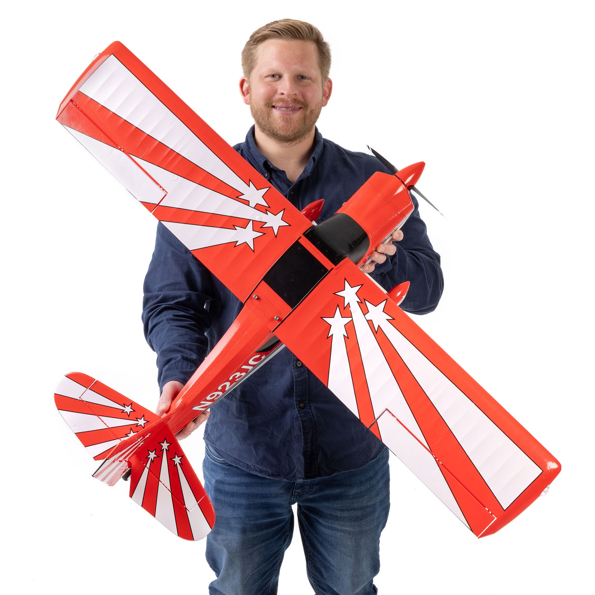 Avion RC E-Flite Super Decathlon 1.2m PNP - EFL20575 - Breizh Modélisme.