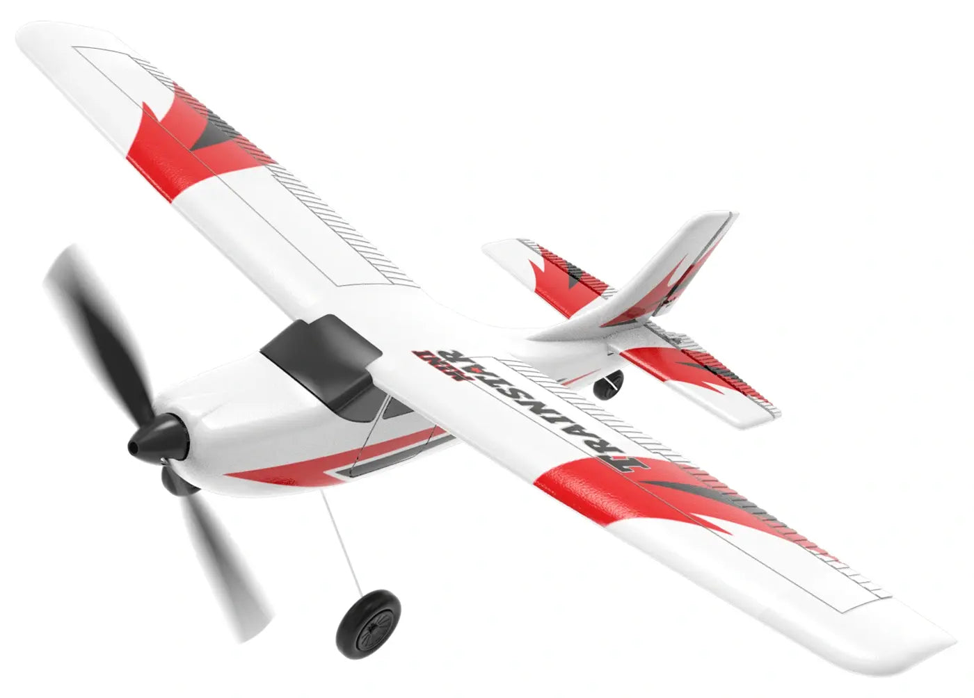 Avion RC débutant V761-1 Volantex Trainstar Mini 3 voies Gyro 400mm RTF Rouge