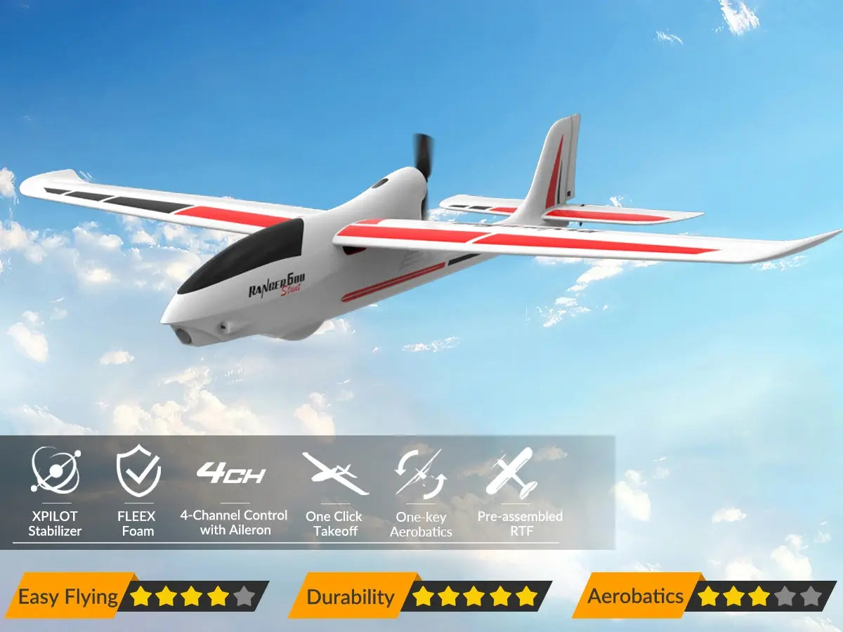 Planeur RC V761-2SW Volantex Ranger 600 Glider 3ch 600mm