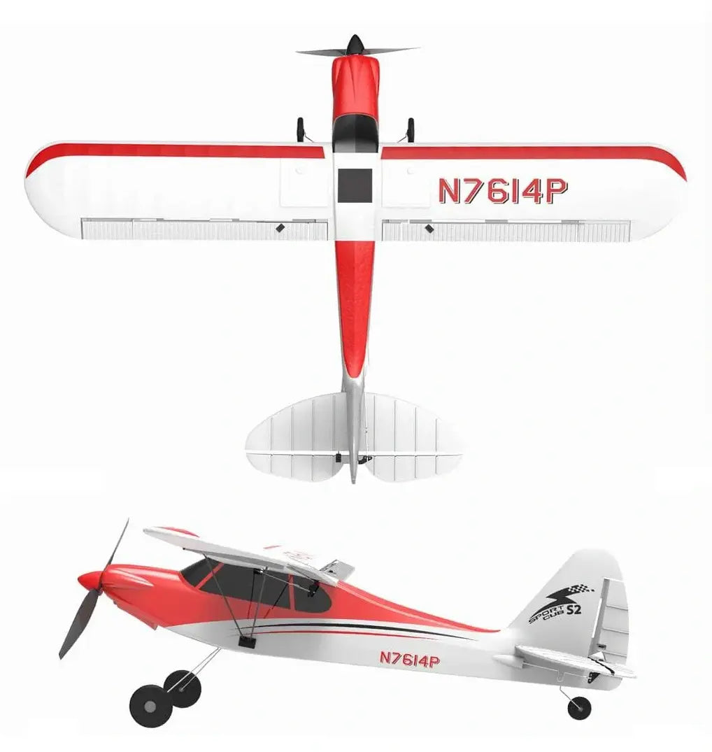 Avion RC débutant V761-4 Volantex SPORT CUB 500 4CH avec stabilisateur de vol