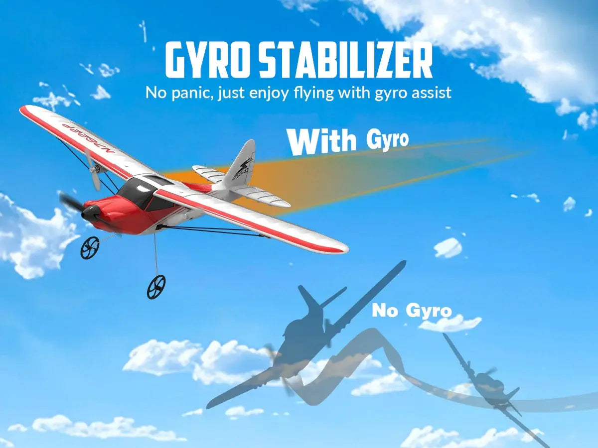 Avion RC débutant V761-4 Volantex SPORT CUB 500 4CH avec stabilisateur de vol