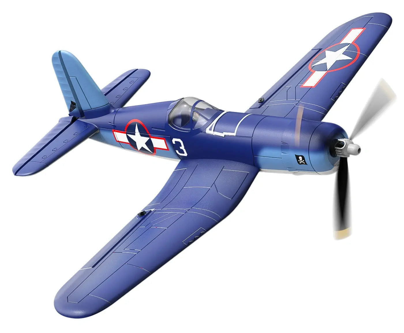 Avion RC débutant Volantex Corsair F4U 4CH avec stabilisateur de vol EPP RTF - V761-8V2