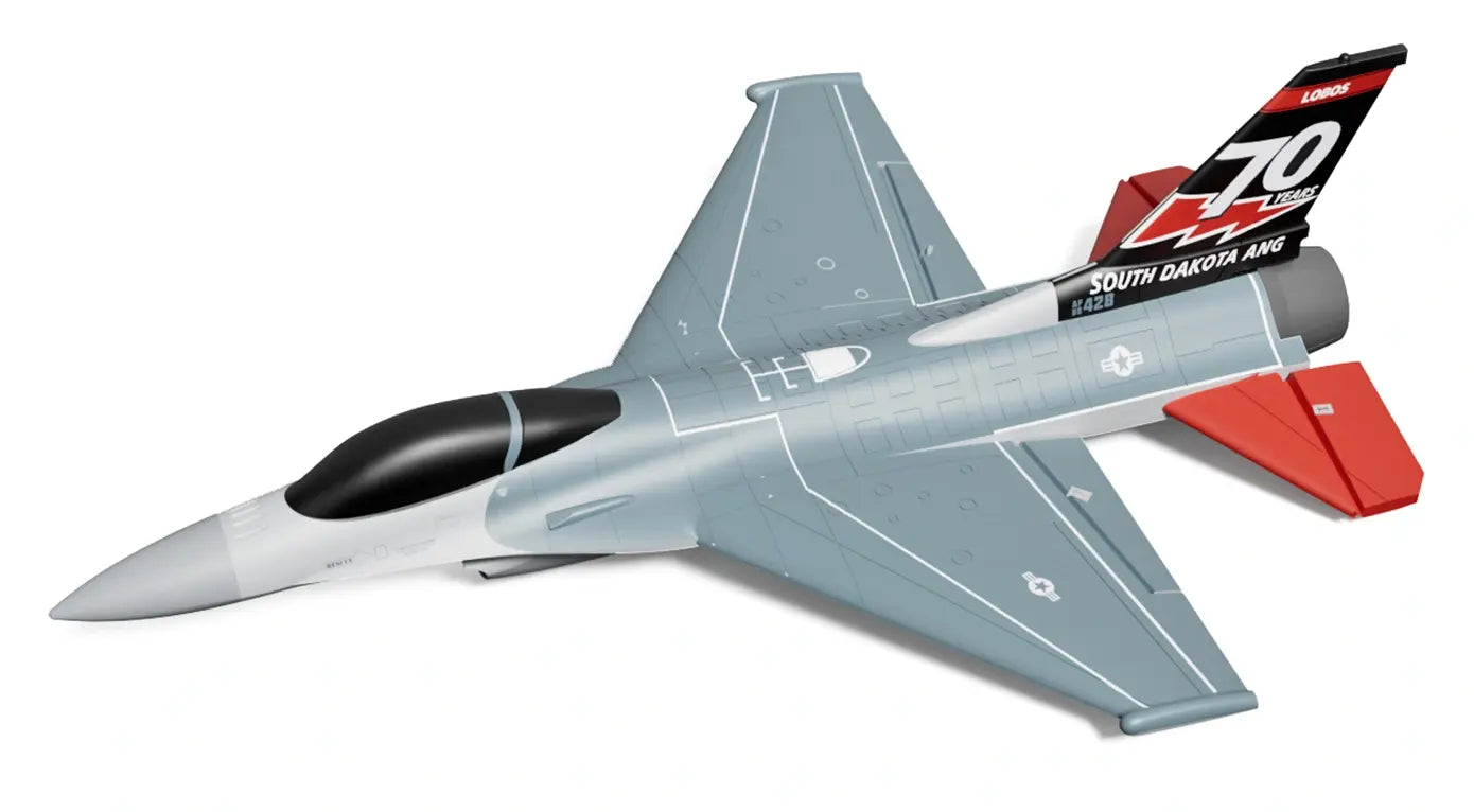 Avion F16 Fighting Falcon Gyro Brushless 4CH 300mm RTF - Breizh Modélisme.