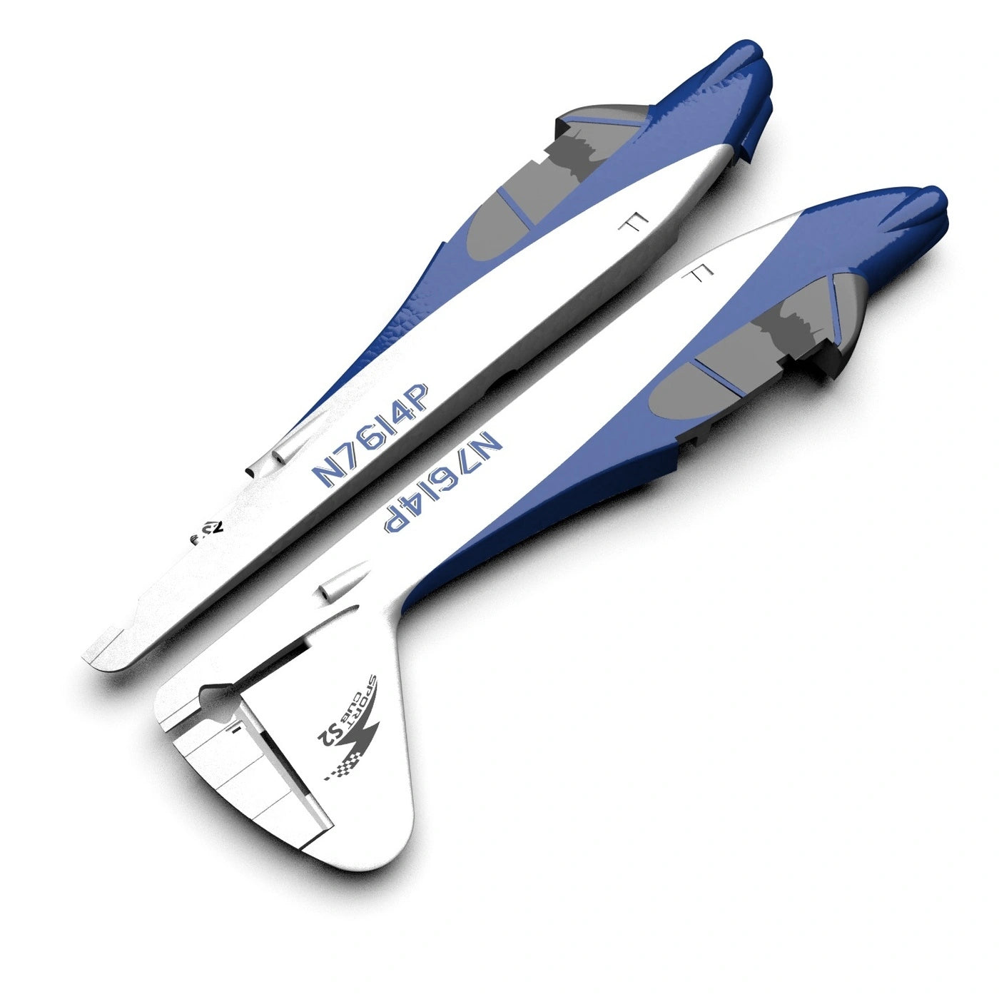 Fuselage Sport Cub 500 Bleu - EXP7610401B - Breizh Modélisme.