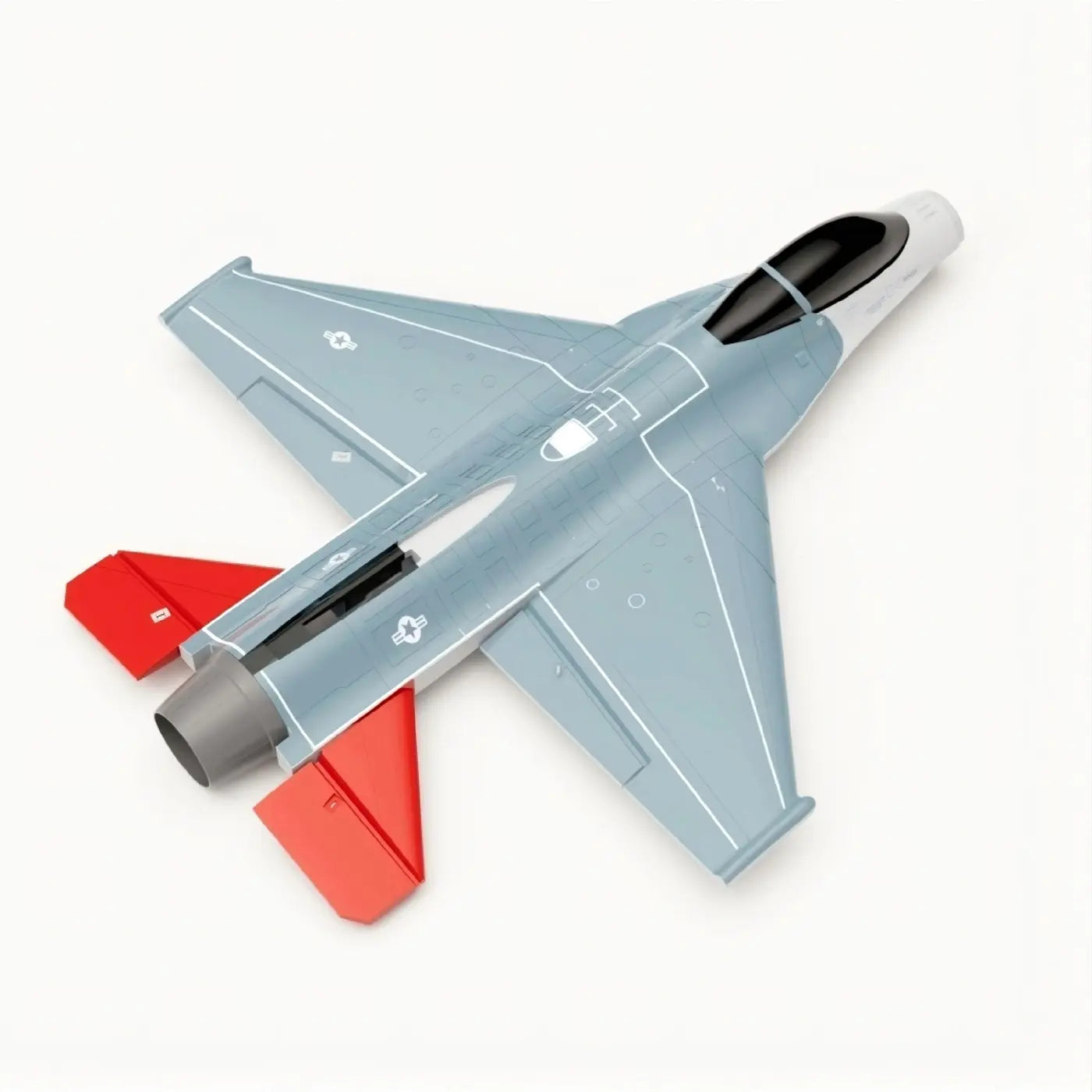 Fuselage avion F16 Brushless 400mm - EXP7680603 - Breizh Modélisme.