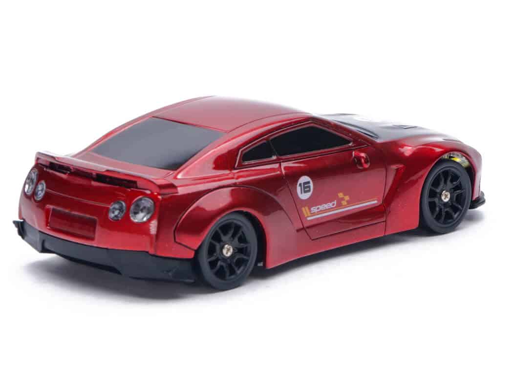 Voiture de drift E-ZEE RC 1/43 avec gyro rouge