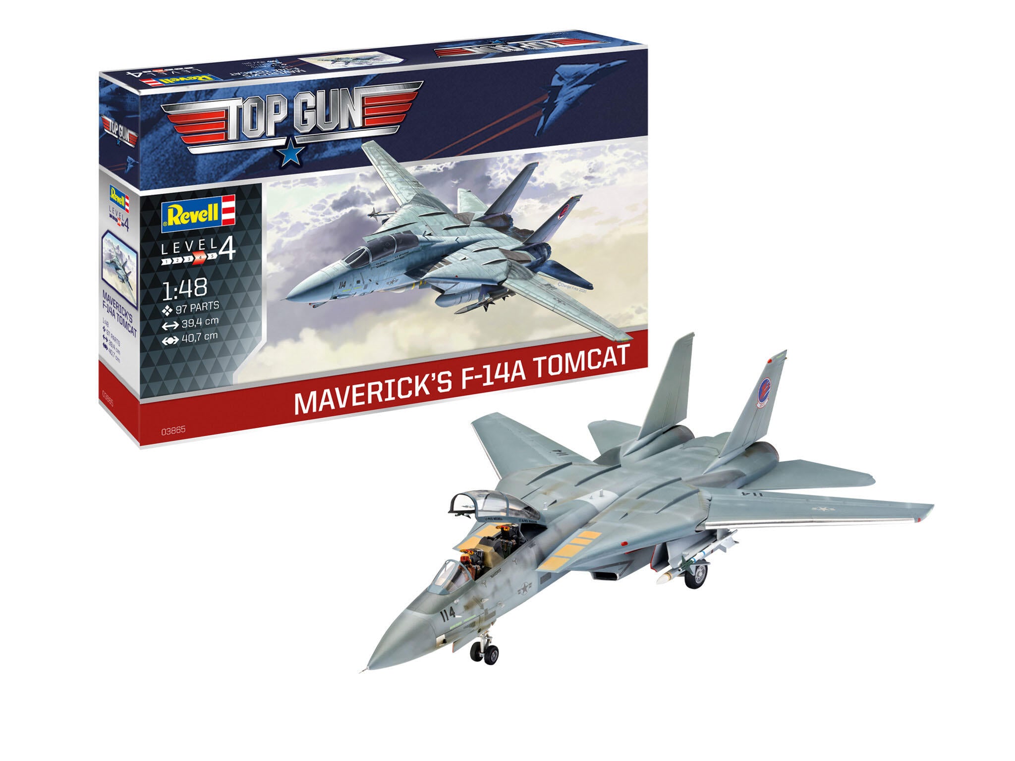 Maquette avion Revell 03865 F-14 A TOMCAT "TOP GUN"