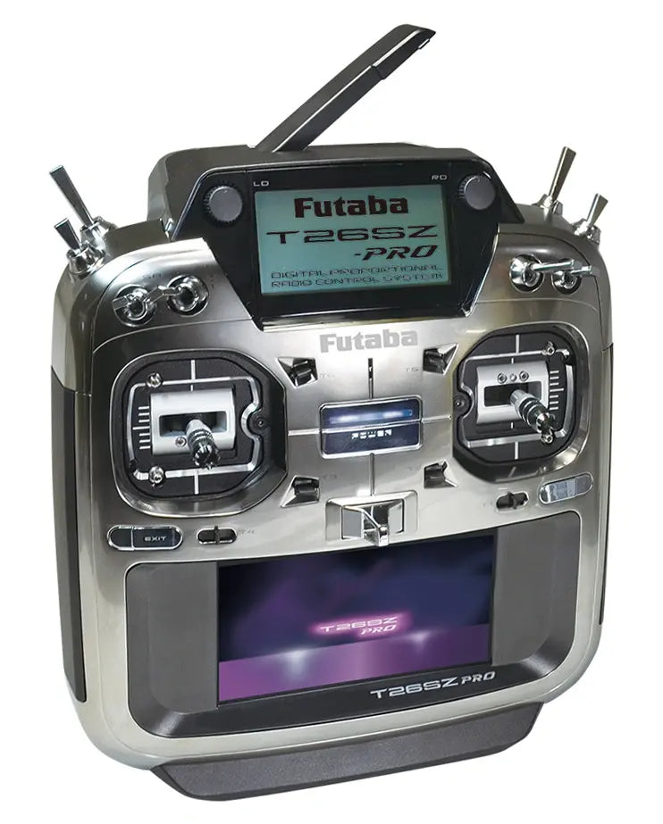 Radio Futaba T26SZ-PRO FASSTest26, R7214SB, 2S LiPo - FP05003235-3 - Breizh Modélisme.