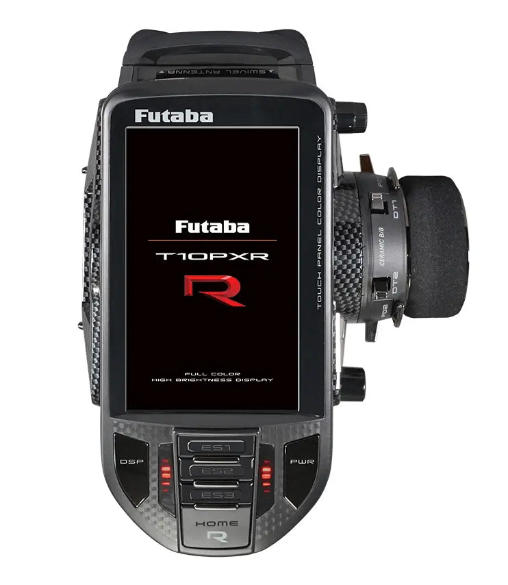 Futaba T10PXR radio F-4G/SR/T-FHSS + récepteur R404SBS 2.4GHz - Breizh Modélisme.