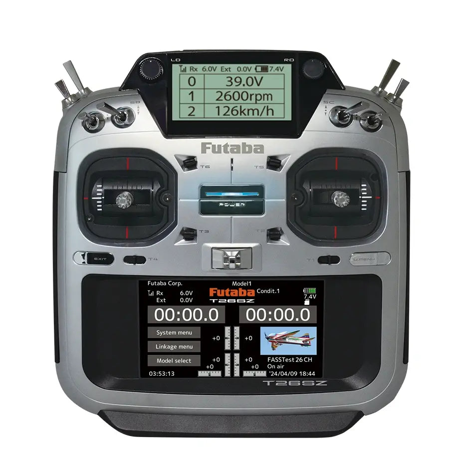 Radio Futaba T26SZ FASSTest26 + 3 récepteur R7208SB 2S LiPo