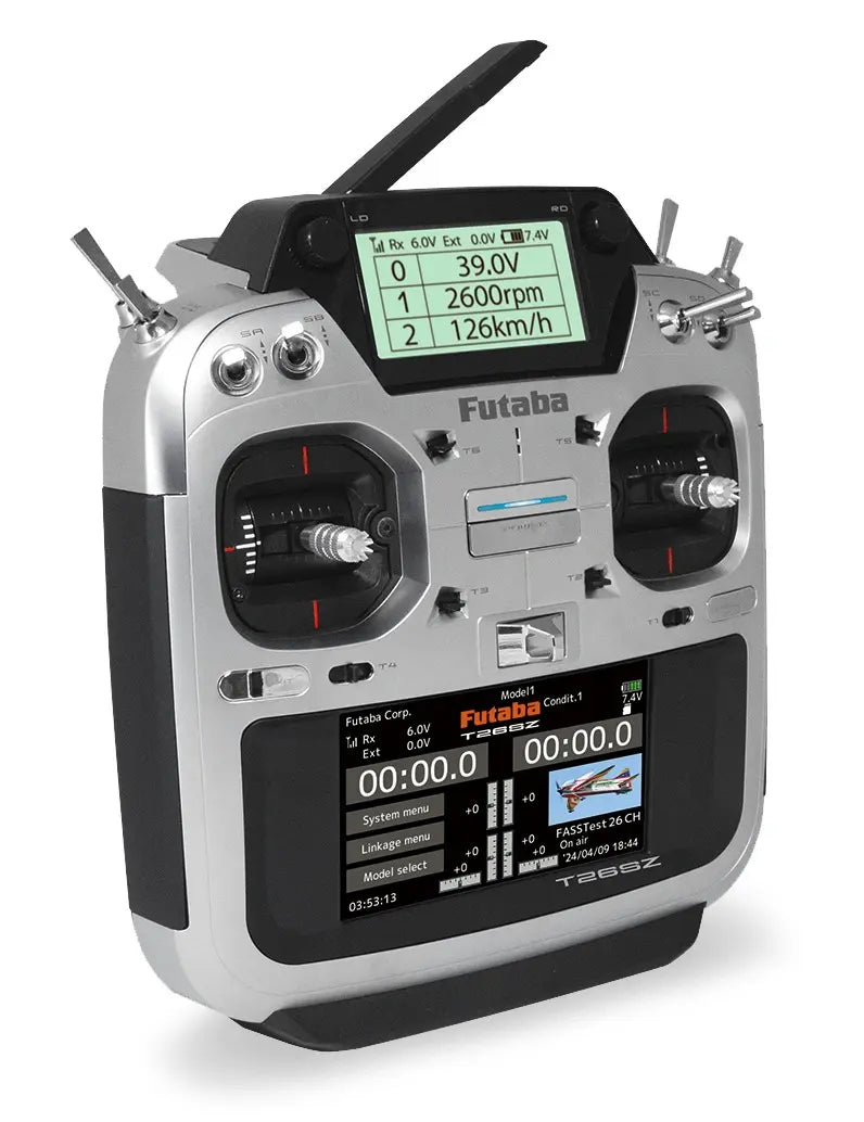 Radio Futaba T26SZ FASSTest26 + 3 récepteur R7208SB 2S LiPo