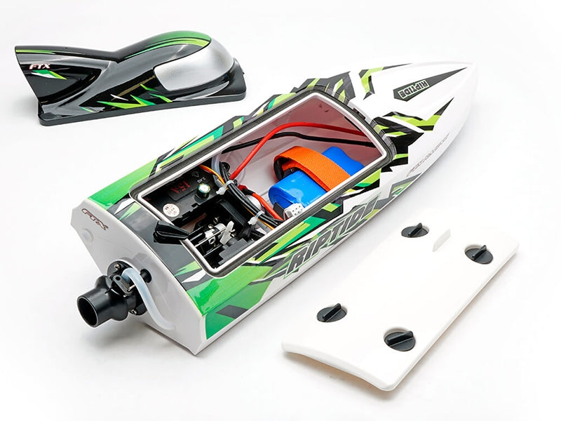 Bateau RC haute vitesse Riptide Turbojet Brushless 41cm vert