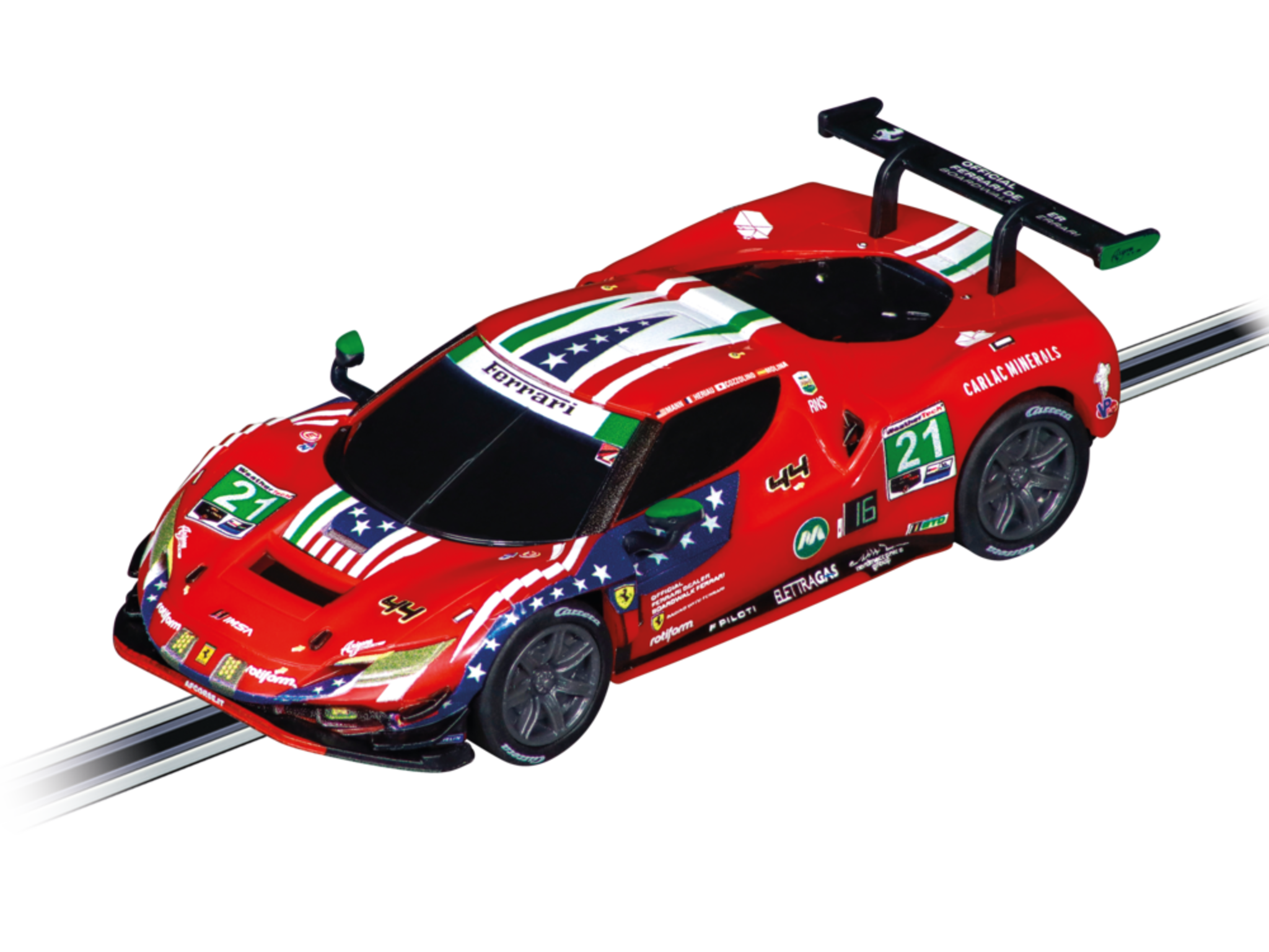 Voiture Carrera GO Ferrari 296 GT3 'AF Corse, No.21' (IMSA, Weatherte 20064284