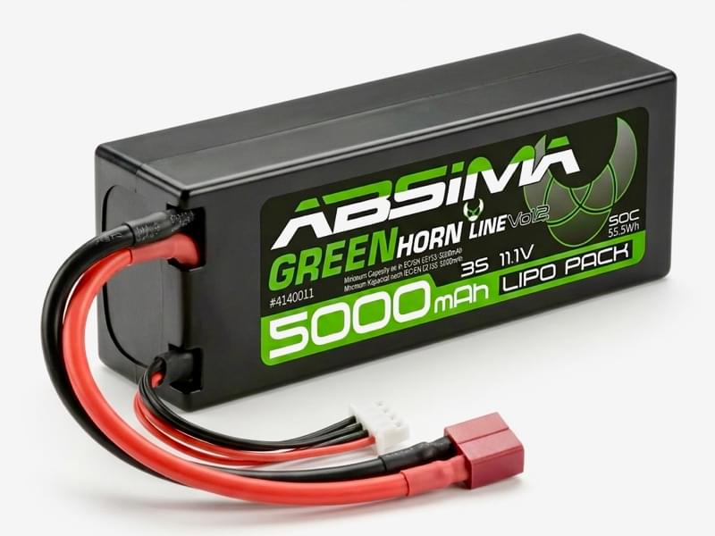 Batterie LiPo 3S 11,1V 5000mAh 50C Hard case