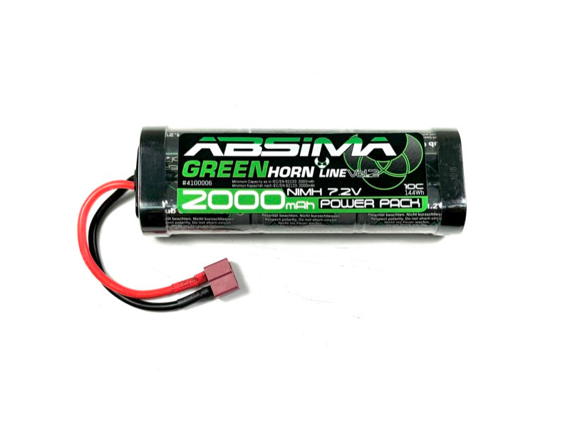 Batterie Ni-Mh Greenhorn 2000mAh 7.2V Dean - 4100006