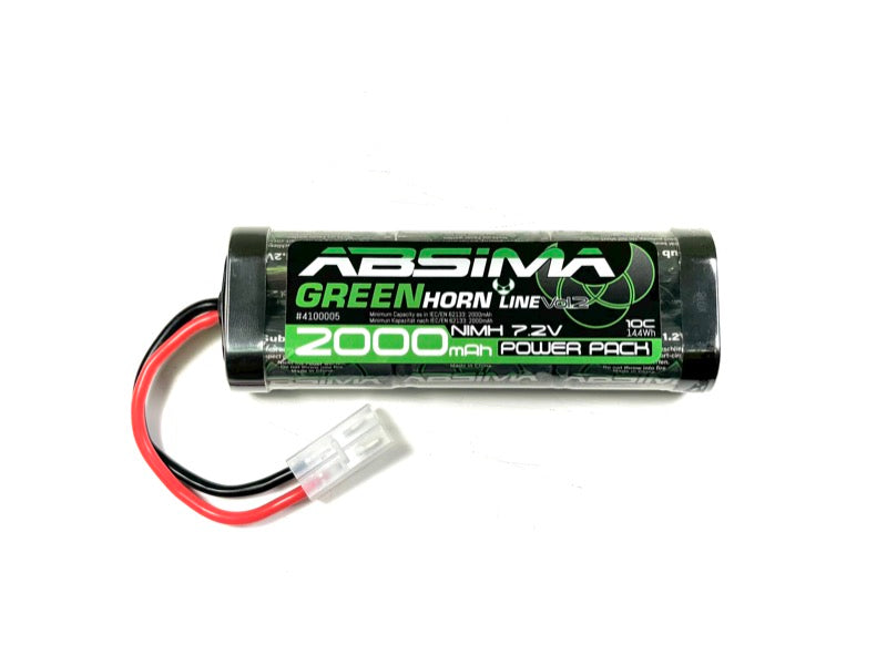 Batterie Ni-Mh Greenhorn 2000mAh 7.2V Tamiya - 4100005