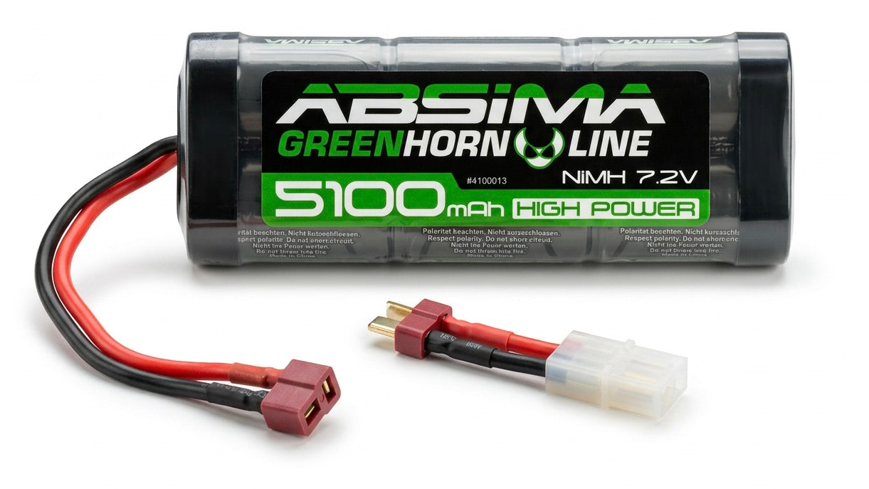 Batterie Ni-Mh 5100mAh 7.2V Tamiya + dean