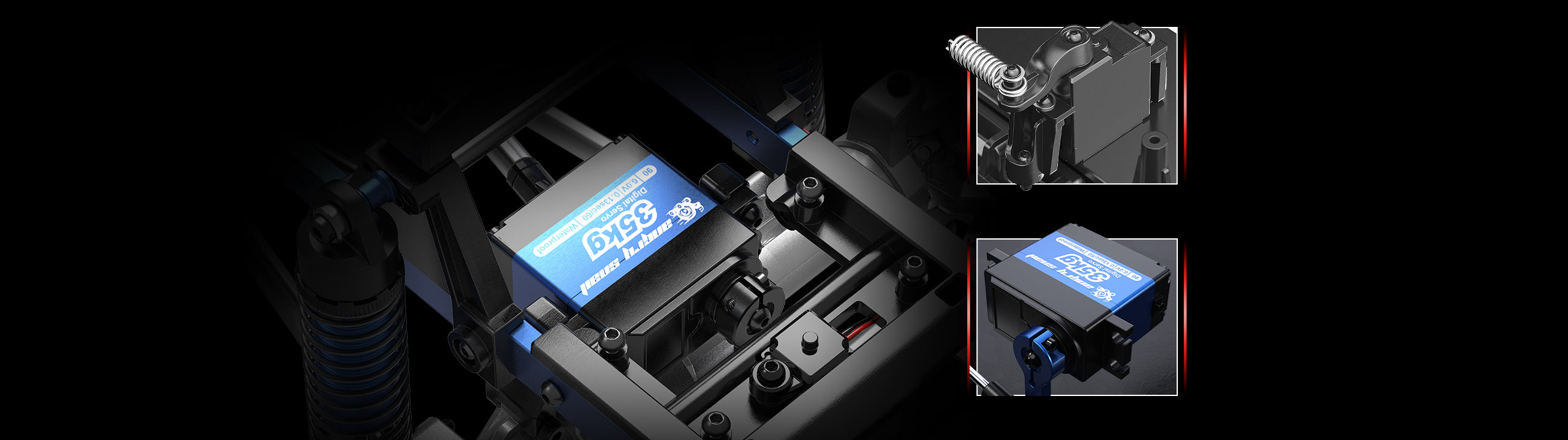 MJX Hyper GO H8P 1/8 RC Crawler Brushless Ford Bronco Baja 1000