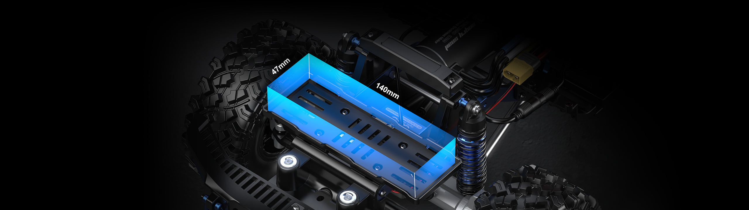 MJX Hyper GO H8P 1/8 RC Crawler Brushless Ford Bronco Baja 1000