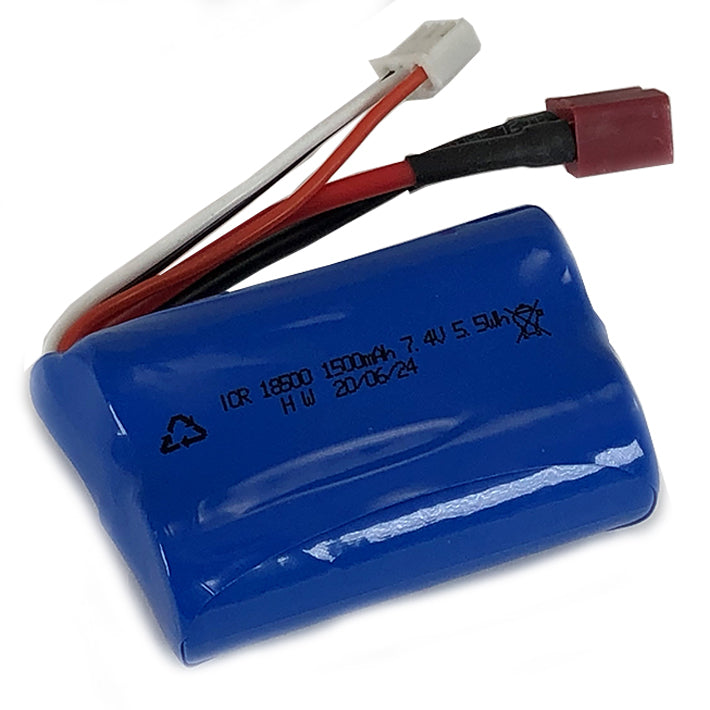 Batterie Li-ion 7,4v 1500mAh Blackzon Slyder 1/16