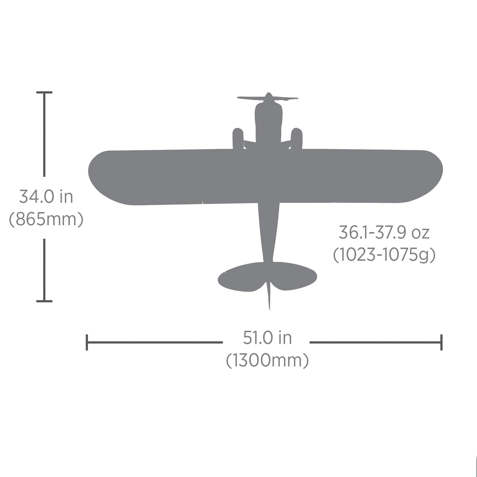 Avion Télécommandé Carbon Cub S 2 1.3m BNF Basic Edition Cleetus McFarland - HBZ320051SE