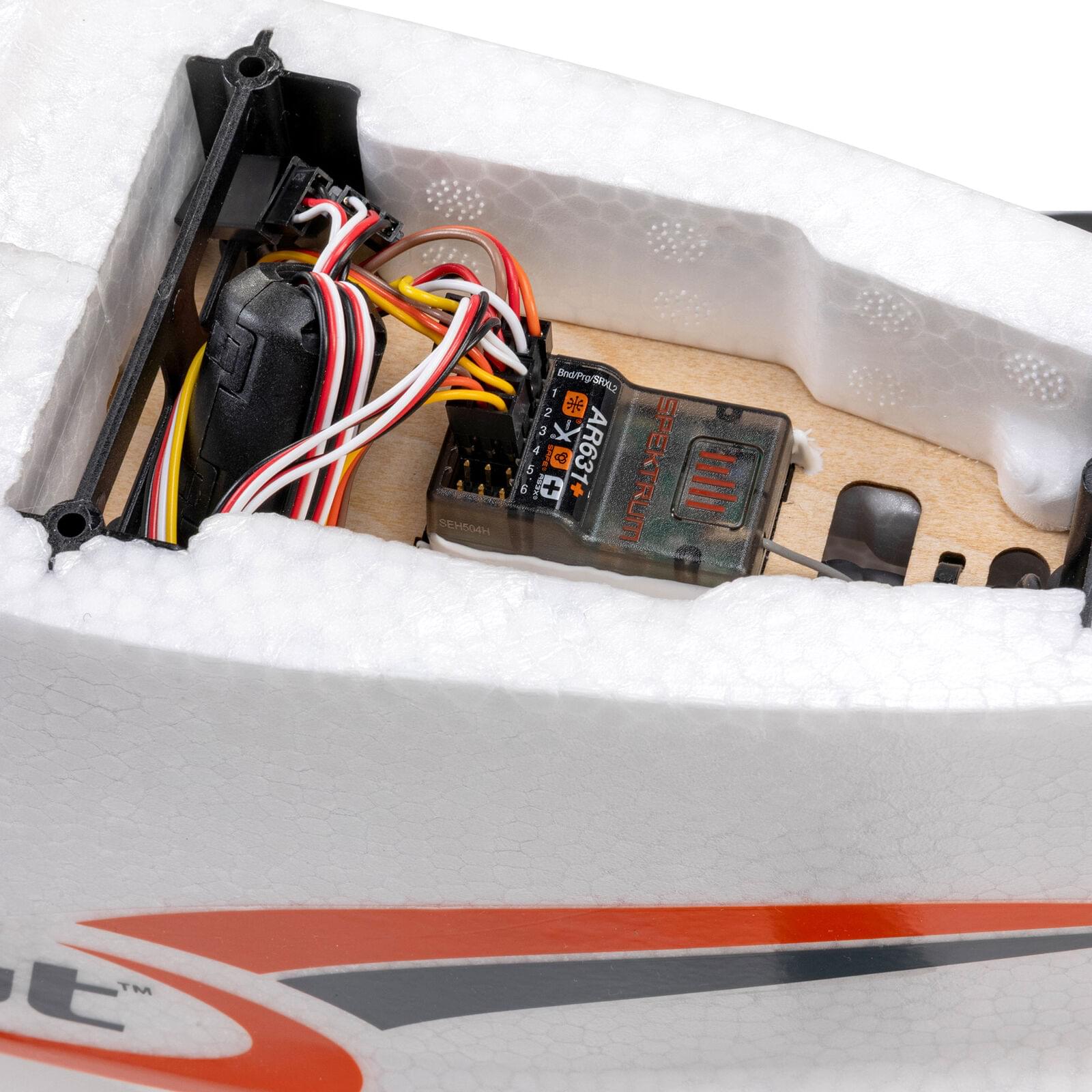 Avion RC HobbyZone AeroScout S 2 1.1m BNF Basic avec SAFE - Breizh Modélisme.