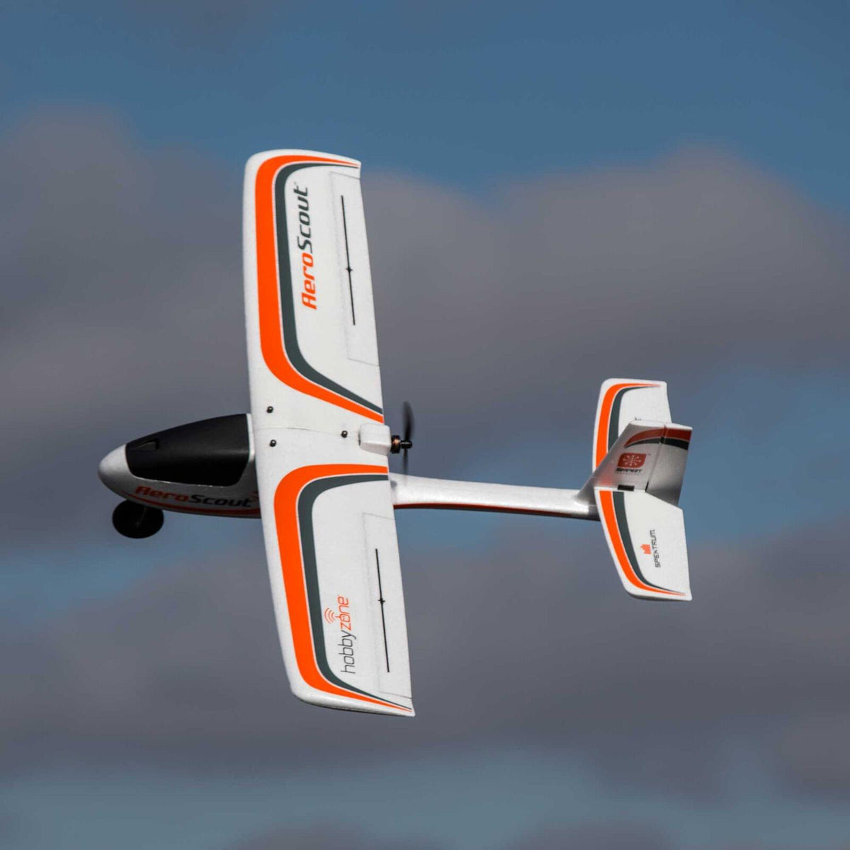 Avion RC HobbyZone AeroScout S 2 1.1m BNF Basic avec SAFE - Breizh Modélisme.