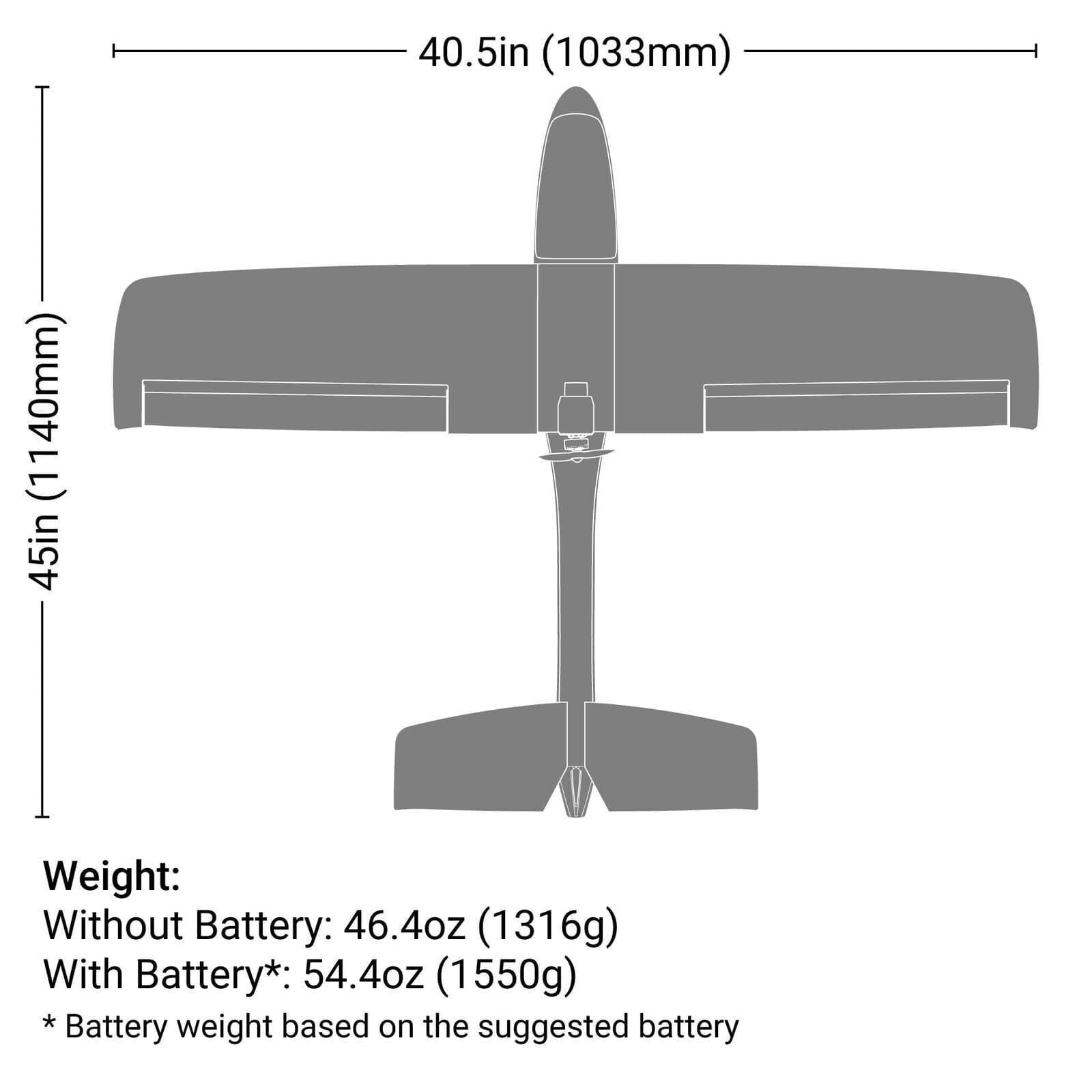 Avion RC HobbyZone AeroScout S 2 1.1m BNF Basic avec SAFE - Breizh Modélisme.