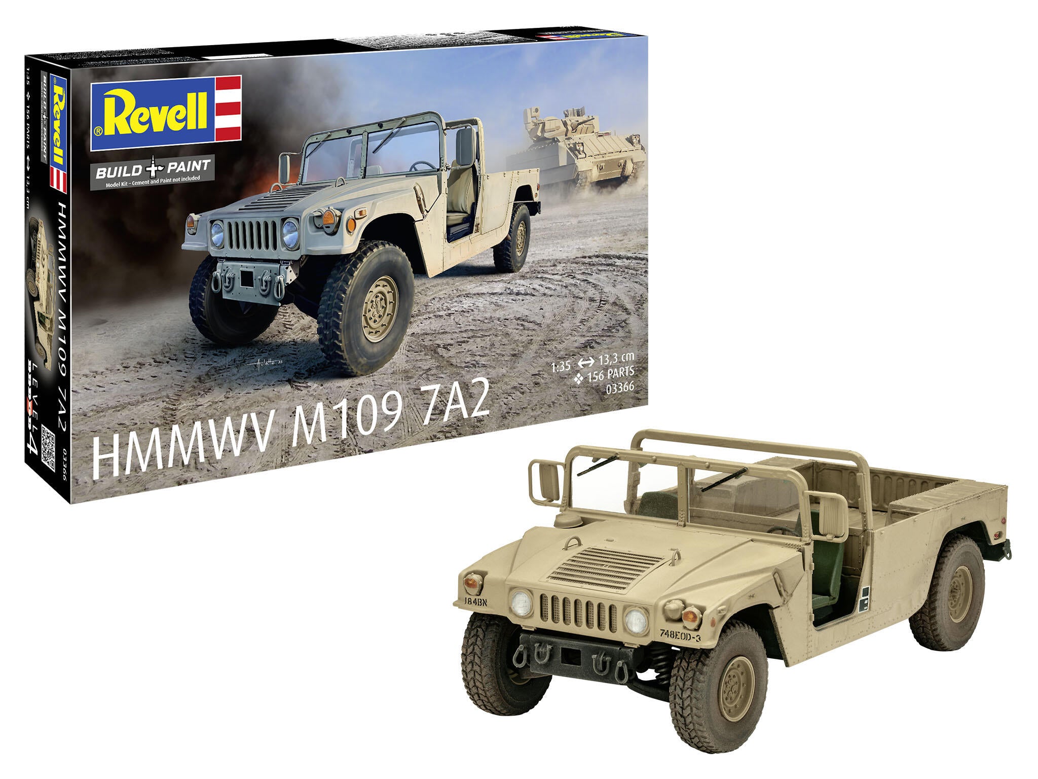 Maquette militaire Revell 03366 HMMWV M109 7A2