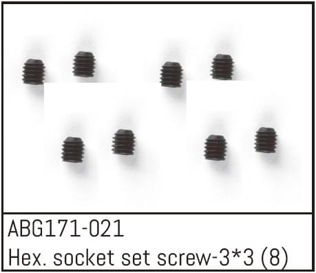 Vis sans tête à six pans creux M3*3 (8) pour G171/172/173/174 - 71-021