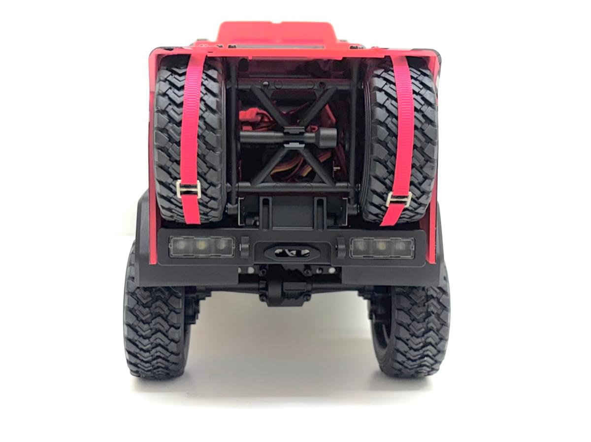 Hobby Plus DKR-4 Fortis 1/18 Brushless RTR – Rally Truck 4WD rouge - Breizh Modélisme.