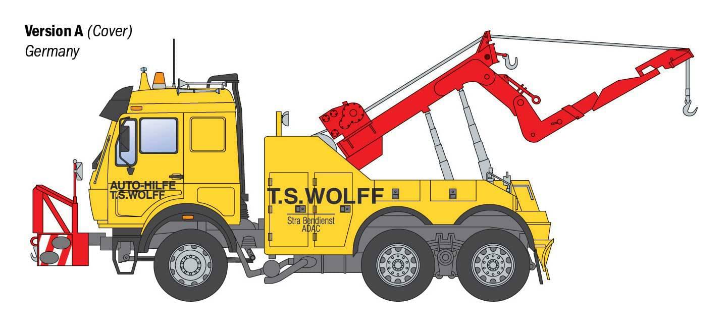 Maquette camion Mercedes-Benz Wrecker 1/24 - Italeri I93808