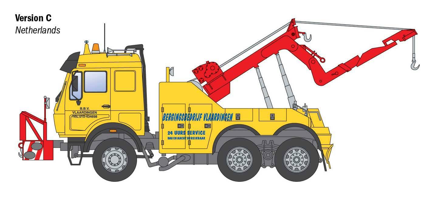 Maquette camion Mercedes-Benz Wrecker 1/24 - Italeri I93808