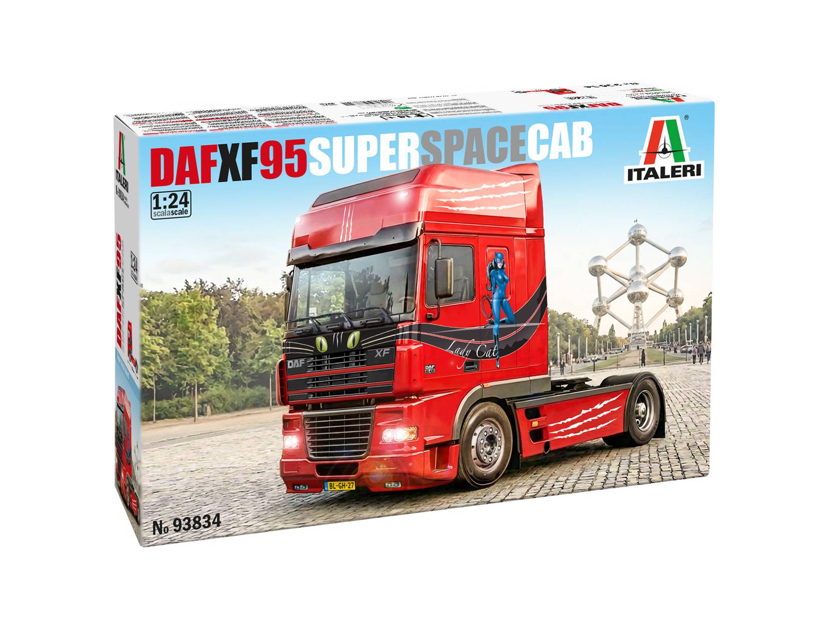 Maquette camion DAF XF 95 Super Space Cab 1/24 - Italeri I93834 - Breizh Modélisme.