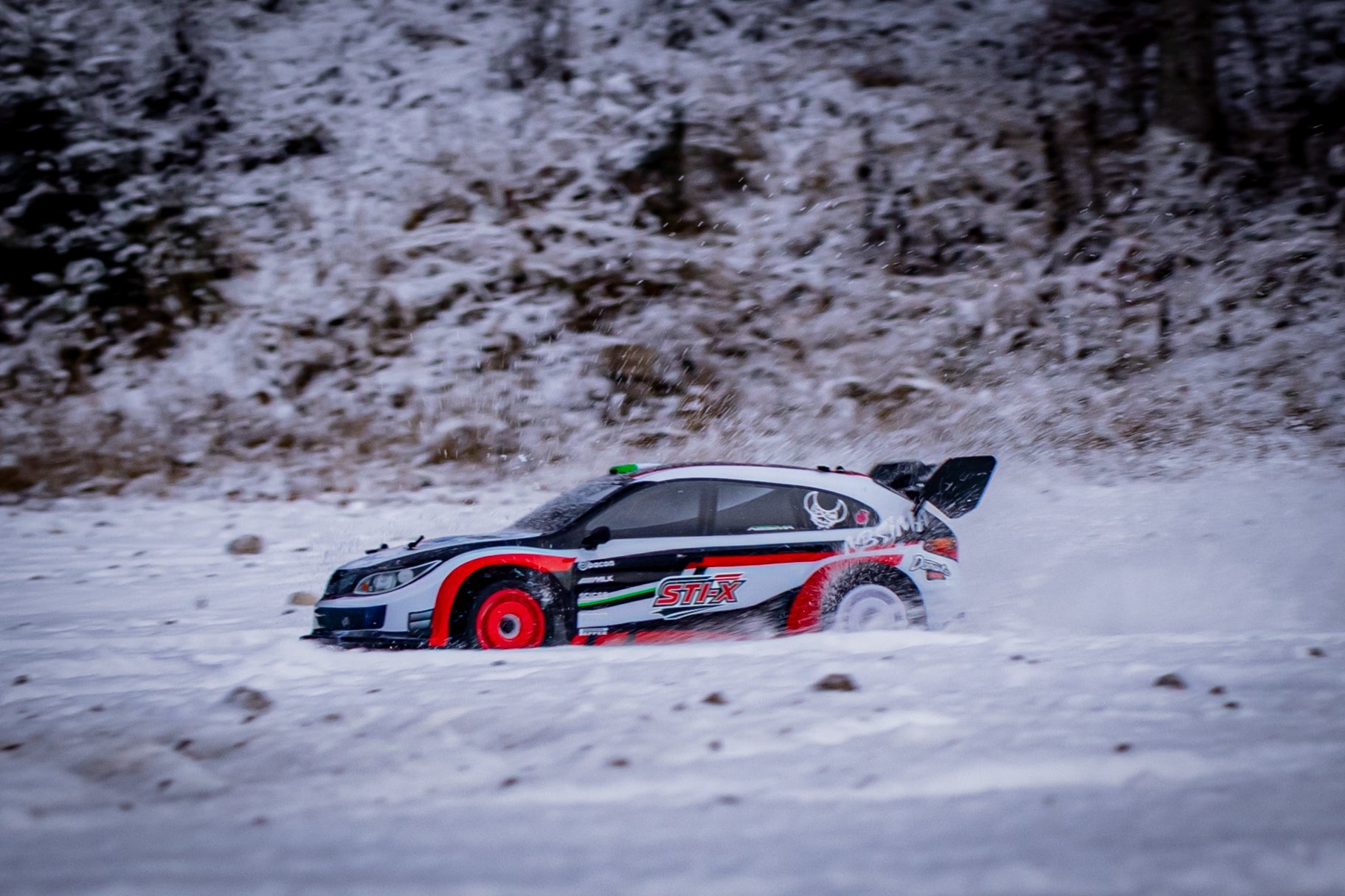 Rallye Absima 1/10 "STi-X" charbon 4WD RTR 12233 version Pack