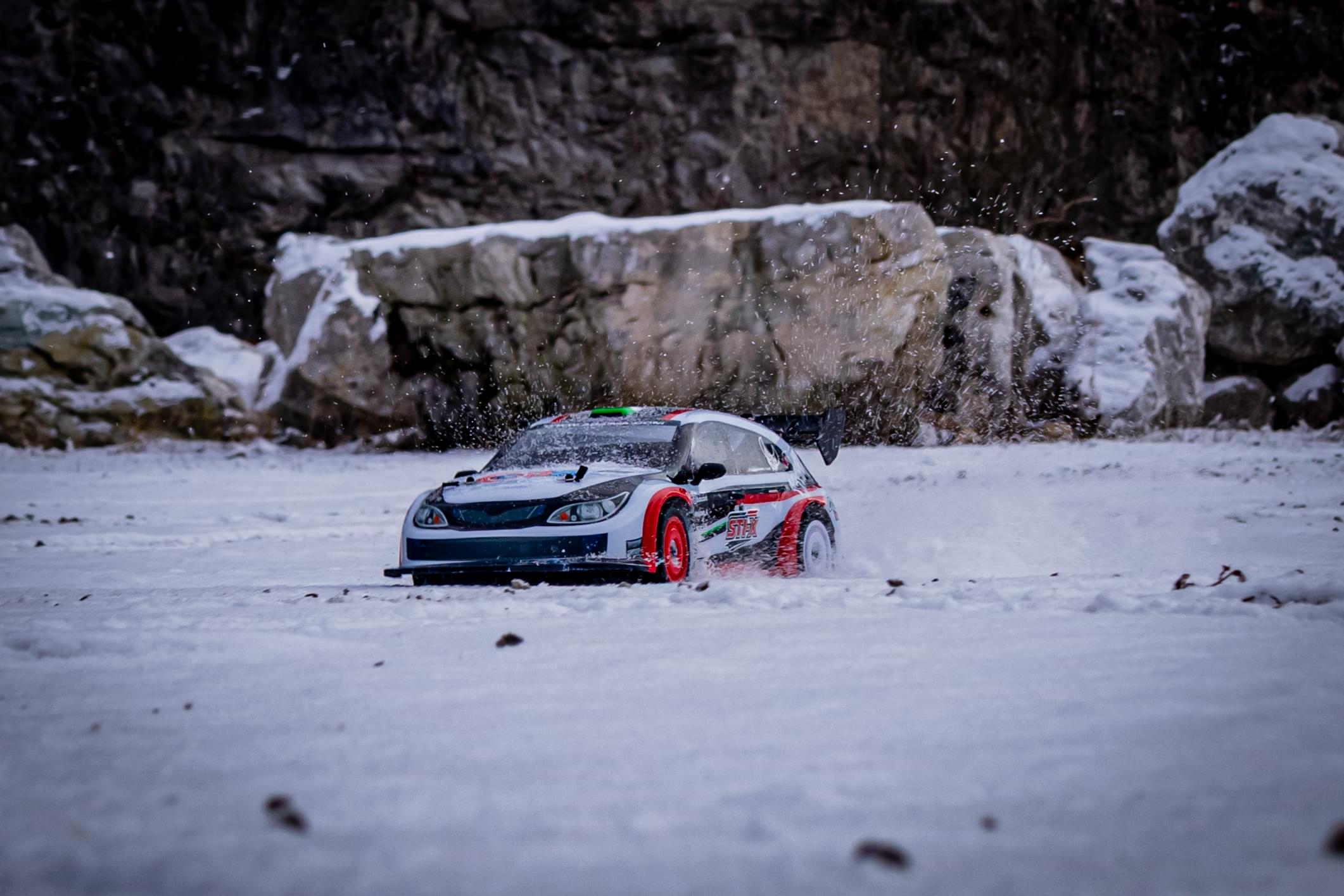 Rallye Absima 1/10 "STi-X" charbon 4WD RTR 12233