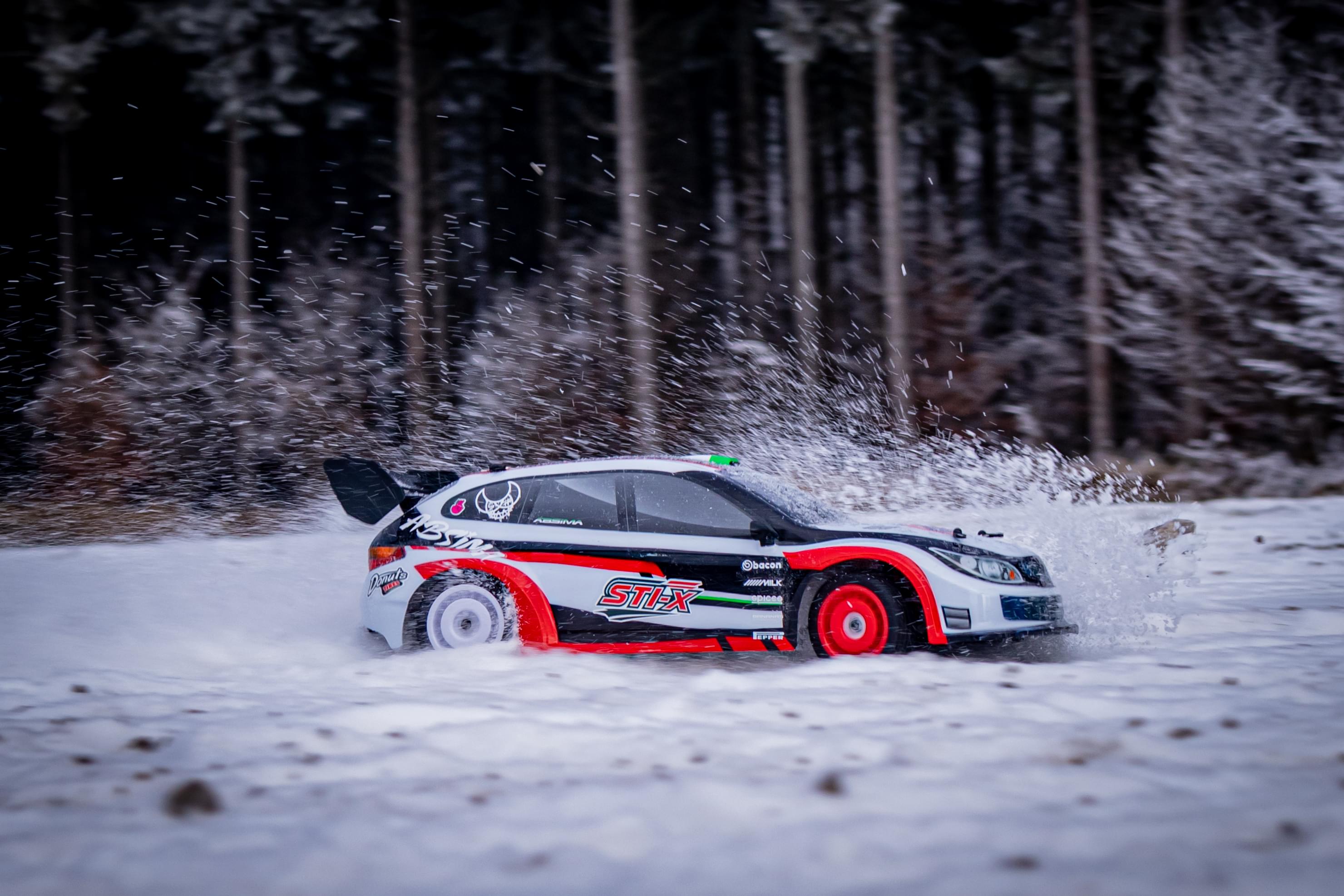 Rallye Absima 1/10 "STi-X" charbon 4WD RTR 12233