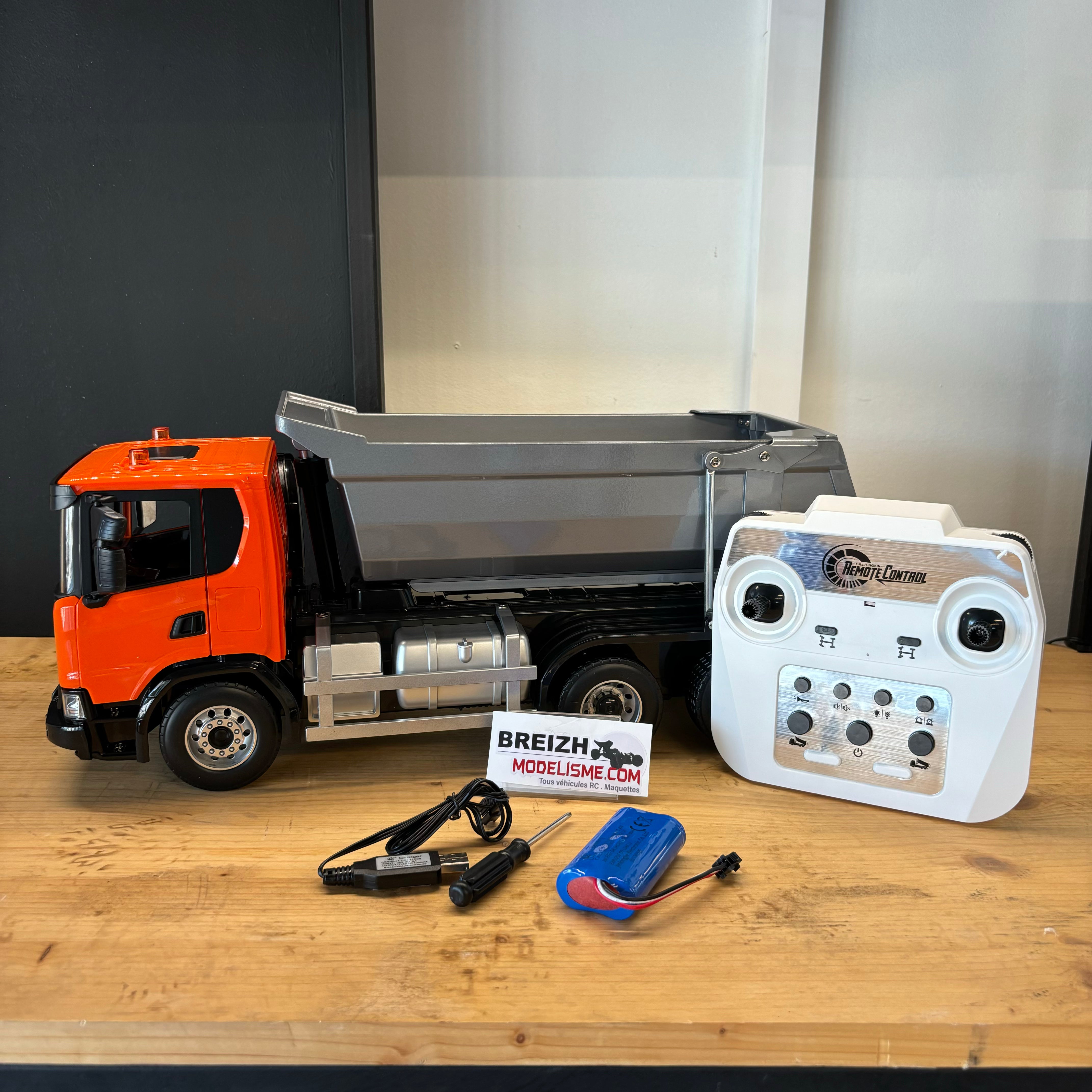 Camion benne FM Electrics 1/20 Scania 540G 6x4 - FM1682S